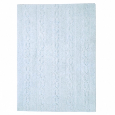 Lorena Canals Kinderteppich, Trenzas Soft Blue 80 x 120 cm