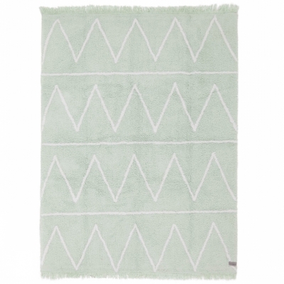 Lorena Canals Kinderteppich, Hippy Mint 120 x 160 cm