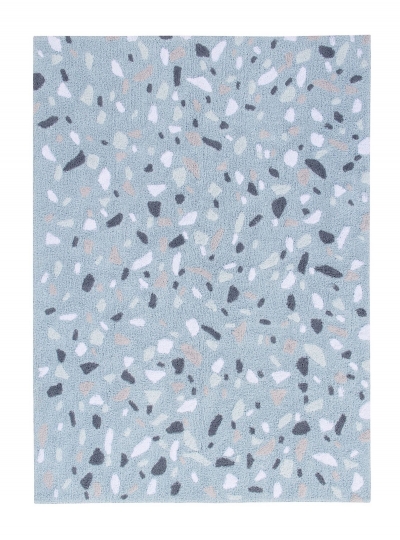 Lorena Canals Kinderteppich, Terrazzo Aquamarine 140 x 200 cm