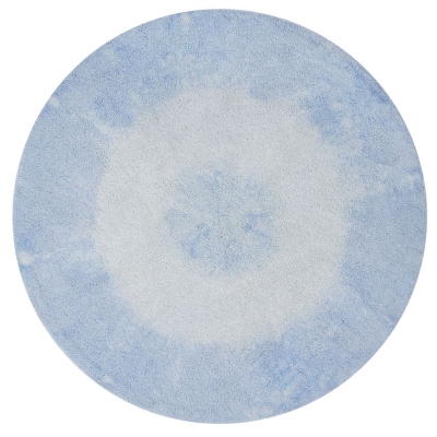 Lorena Canals Kinderteppich, Tie-Dye Soft Blue 150 cm