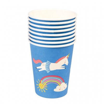 Rex London Kartonbecher Magical Unicorn, 8 Stk.