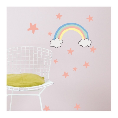 MIMIlou Wandsticker Just a Touch, Regenbogen