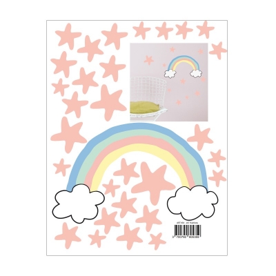 MIMIlou Wandsticker Just a Touch, Regenbogen