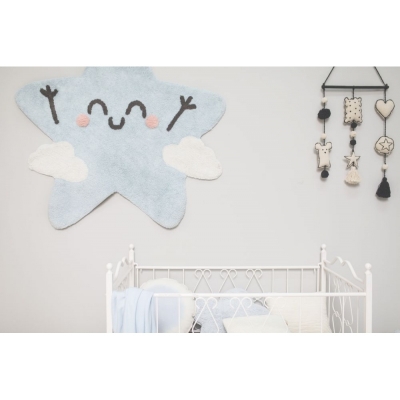 Lorena Canals Kinderteppich Mr. Wonderful - Happy Star 120 x 120 cm