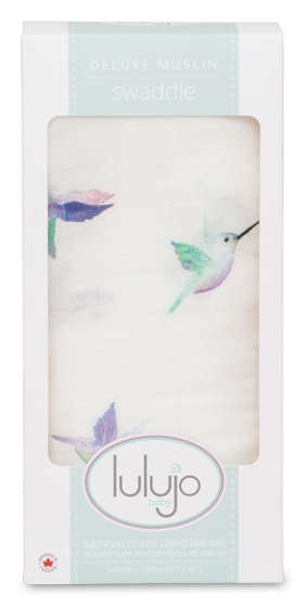 Lulujo Muslin Swaddle Mulltuch - Hummingbird