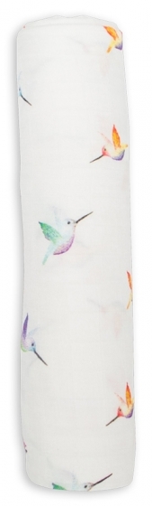 Lulujo Muslin Swaddle Mulltuch - Hummingbird