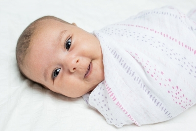 Lulujo Muslin Swaddle Mulltuch - Lovely Dots