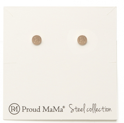 Proud MaMa Steel Collection Ohrringe, silber