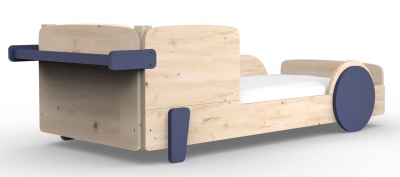 Mathy by Bols Montessory Discovery Einzelbett, Elfenbein