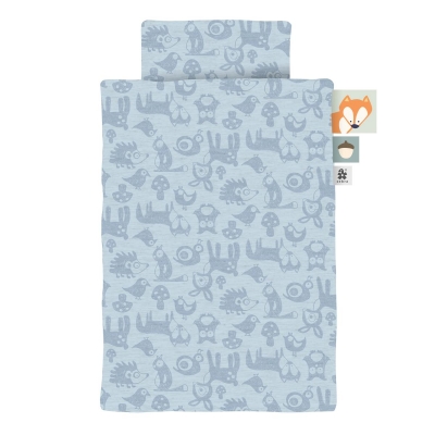 Sebra Bettwsche Junior, Forest, powder blue