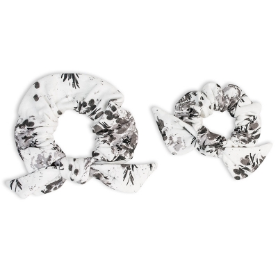 Lulujo Scrunchie/Haargummi Mommy + Me - Black Floral