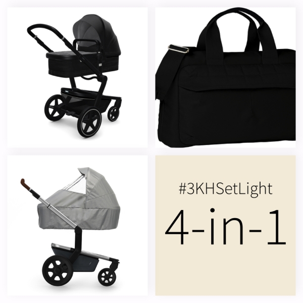 JOOLZ Day+ Kinderwagen #3KHSet 4in1, Brilliant Black