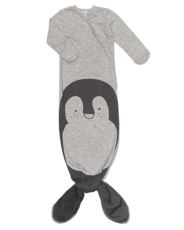 Snoozebaby Schlafbody Cocon, 3-6 Mon., TOG 1.0 - Melange Pinguin