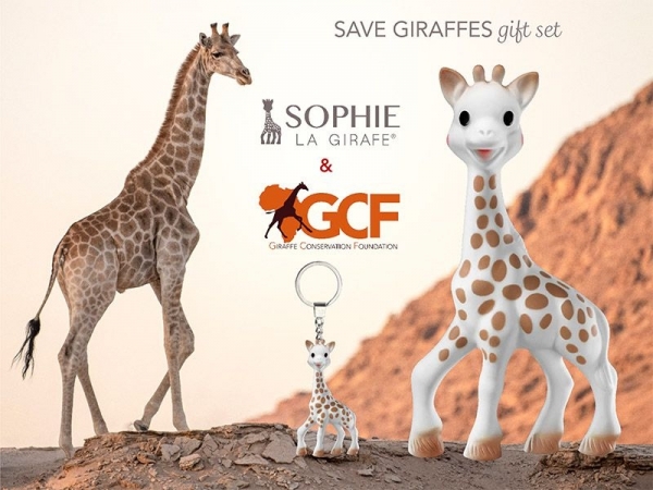 Sophie la girafe Sonderedition - Schtzt die Giraffen (inkl. Schlsselanhnger)