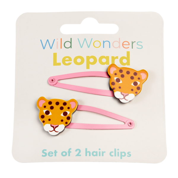 Rex London Haarclips, Wild Wonders Leopard