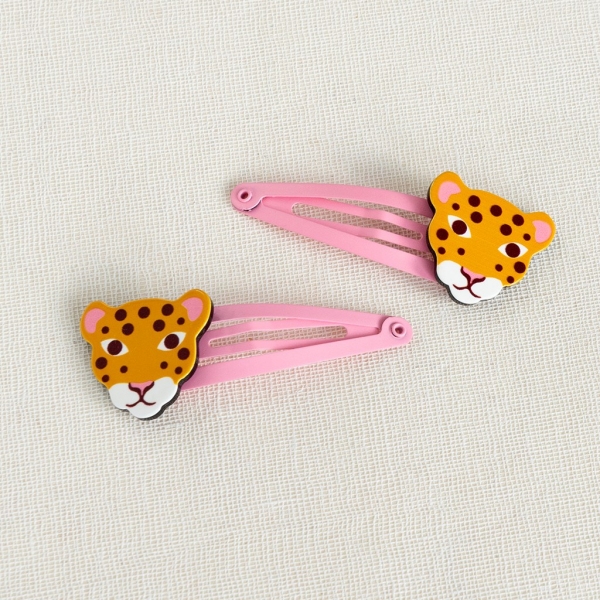 Rex London Haarclips, Wild Wonders Leopard