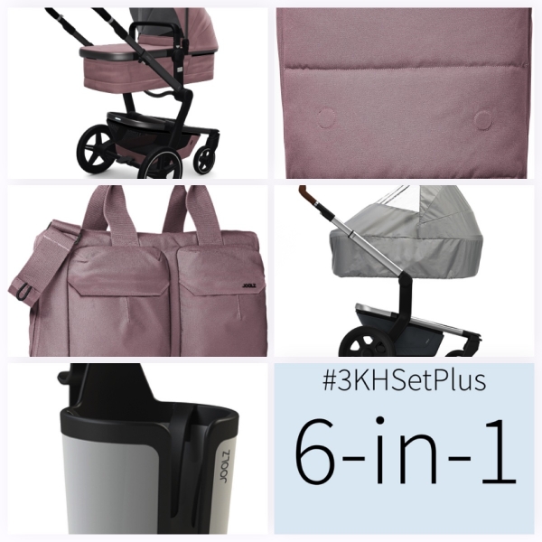 JOOLZ Day+ Kinderwagen #3KHSet 6in1, Premium Pink