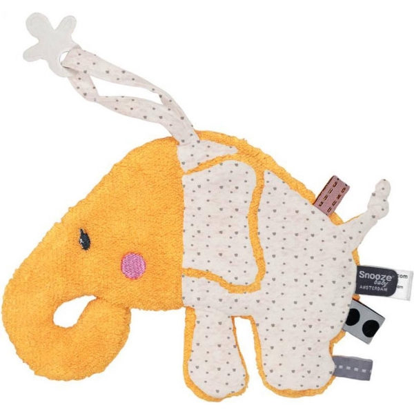 Snoozebaby Kuscheltuch Elly Elephant, Bumblebee