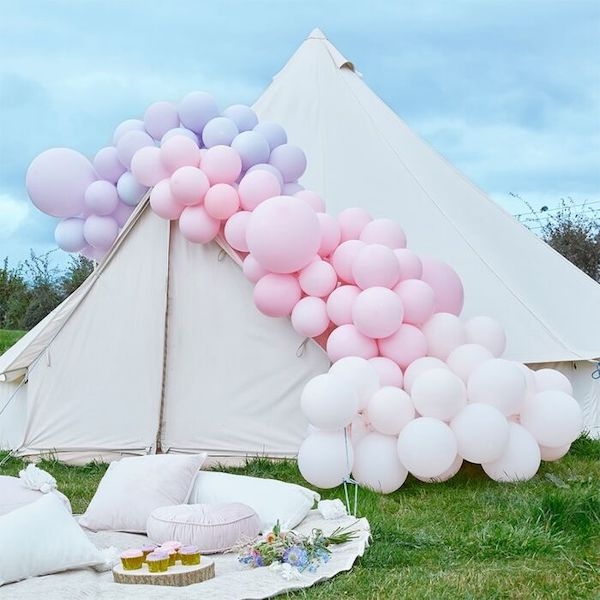 Ginger Ray Ballonbogen, Luxe Pastel Pink and Purple