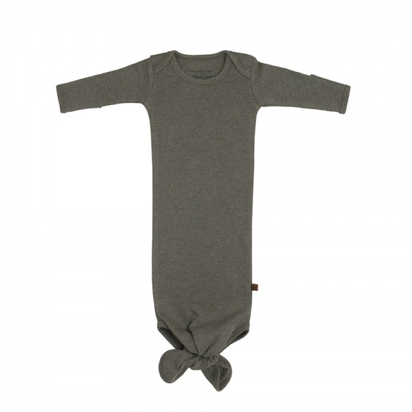 Babys only geknoteter Strampler, Melange Khaki, Grsse 50/56