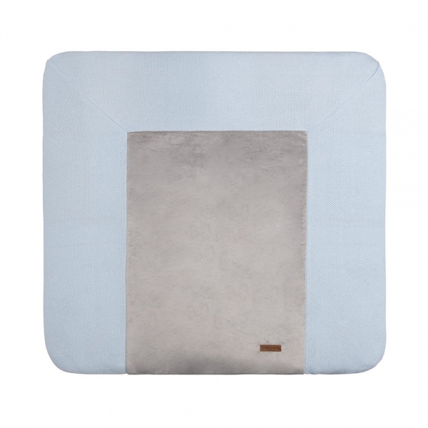 Babys only Wickelauflagenbezug Classic, Puderblau 75x85 cm