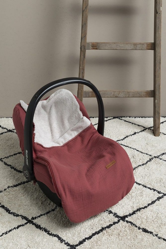 Babys only Sommer Fusssack Autositz 0+ Breeze, Stone Red