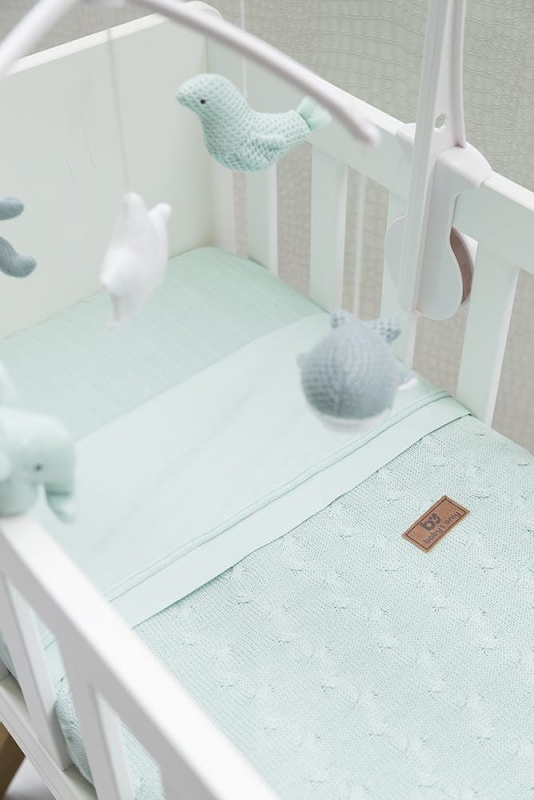 Babys only Babydecke Cable, Mint