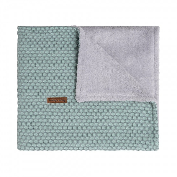 Babys only Babydecke teddyfutter Sun, Mint/Stonegreen 70 x 95 cm