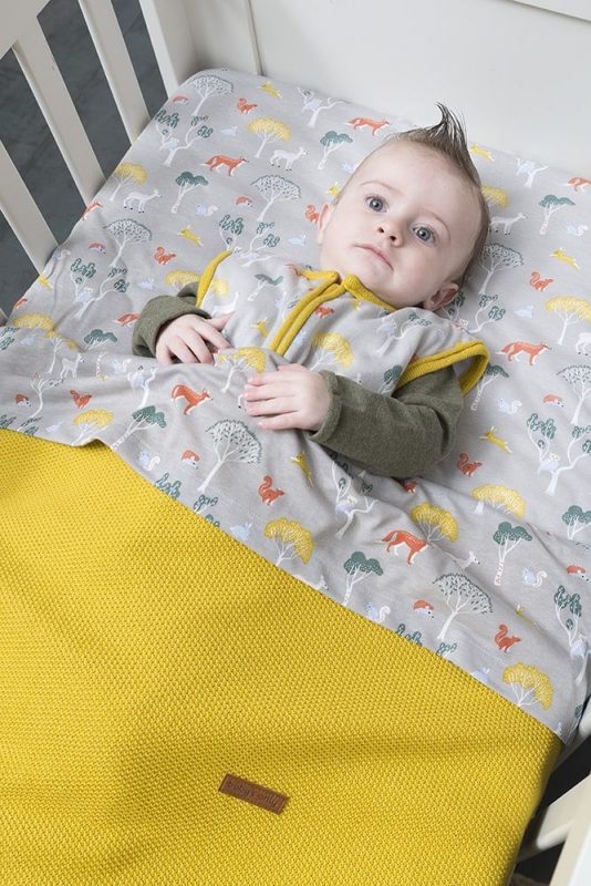 Babys only Schlafsack Forest, Mustard 70 cm