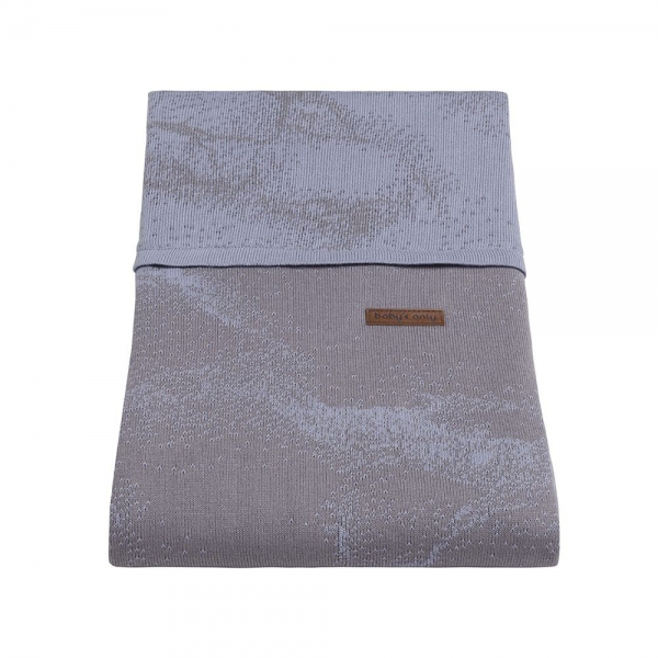 Babys only Bettbezug Marble, cool Grey/Lila 100 x 135 cm