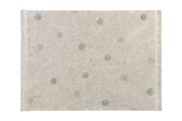 Lorena Canals Kinderteppich, Hippy Dots Natural, 120 x 160 cm