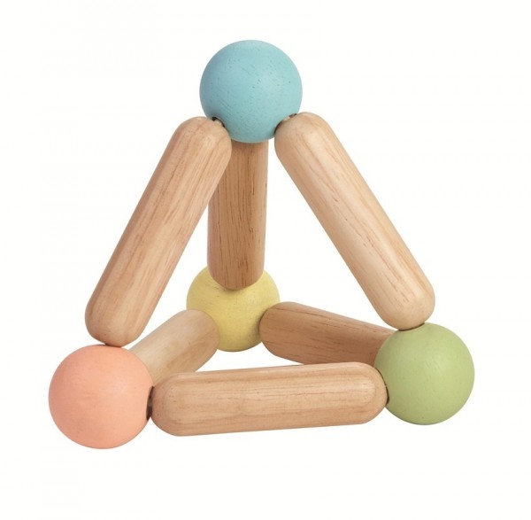 PlanToys Babyspielzeug Pyramide, Pastel