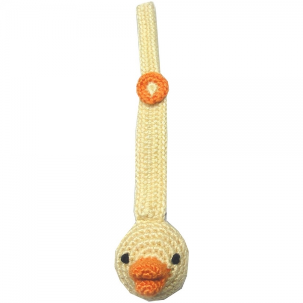 natureZOO Schnullerhalter, Beige Ente