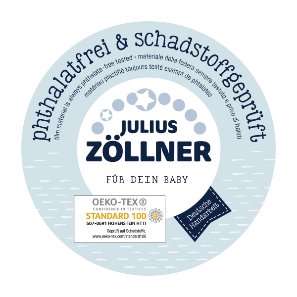 Julius Zllner Softy Wickelauflage 65/75, Folie Hschen und Eule