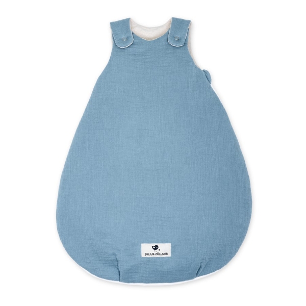 Julius Zllner Babyschlafsack Musselin 50/56, Blau