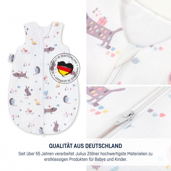 Julius Zllner Sommerschlafsack Jersey 56, Crazy Animals