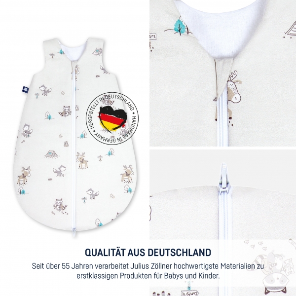 Julius Zllner Sommerschlafsack Jersey 74, Fuchs & Elch