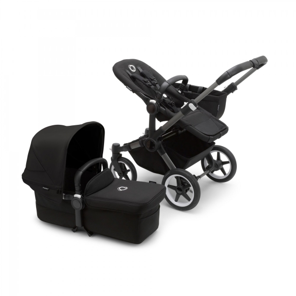 Bugaboo Donkey 5 Mono, Schwarz/Schwarz/Graphit