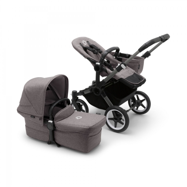 Bugaboo Donkey 5 Mono, Grau meliert/Grau meliert/Graphit