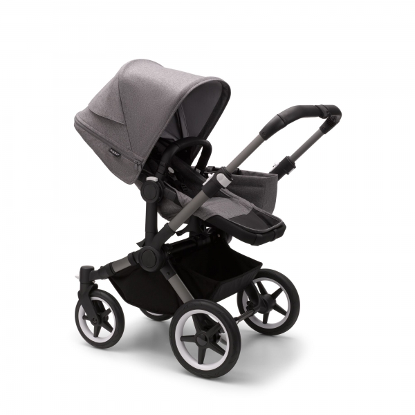 Bugaboo Donkey 5 Mono, Grau meliert/Grau meliert/Graphit