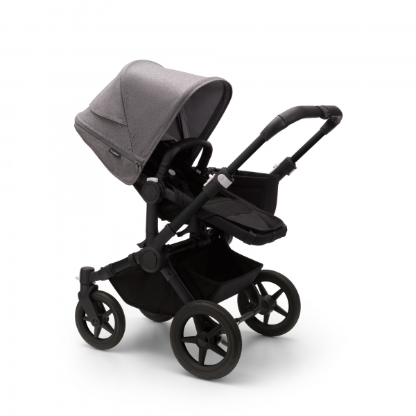 Bugaboo Donkey 5 Mono, Grau meliert/Schwarz/Schwarz