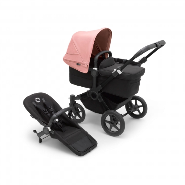 Bugaboo Donkey 5 Mono, Morgenrosa/Schwarz/Schwarz