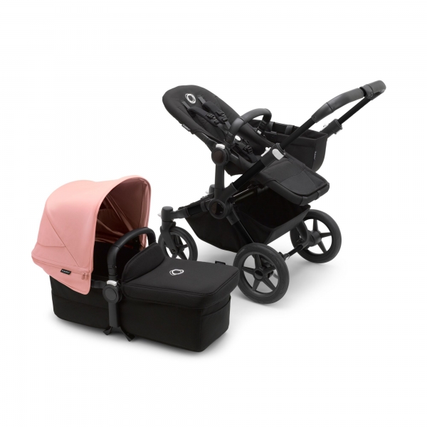 Bugaboo Donkey 5 Mono, Morgenrosa/Schwarz/Schwarz