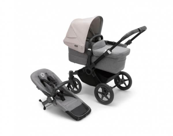 Bugaboo Donkey 5 Mono, Nebelwei/Grau meliert/Schwarz