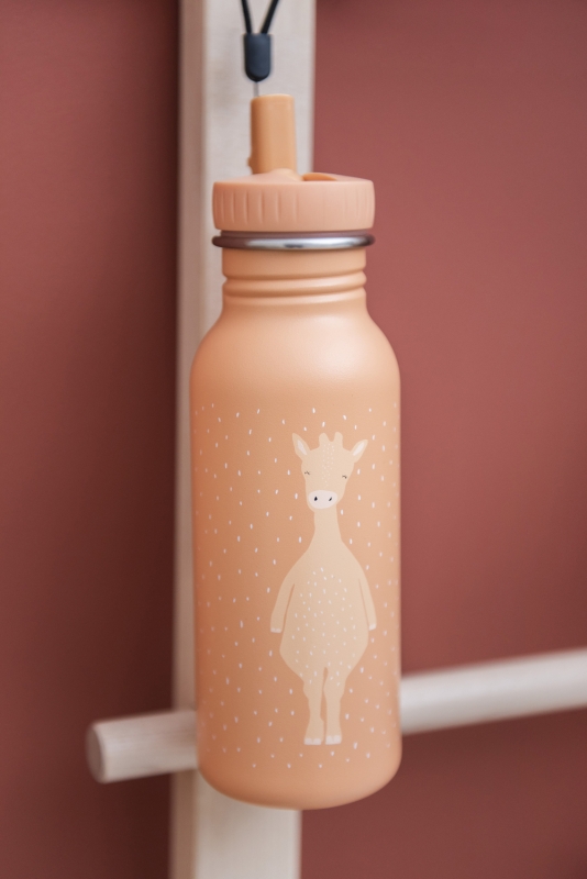 Trixie Edelstahl Trinkflasche, 500 ml - Mr. Giraffe