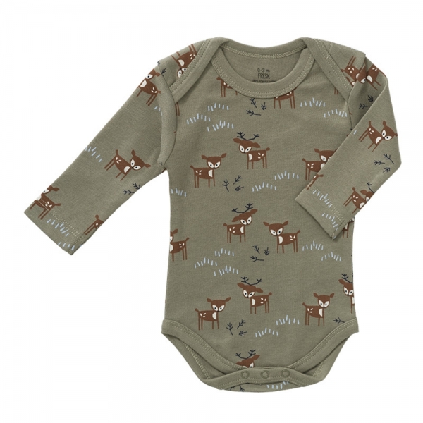 Fresk Body langarm, Deer Olive