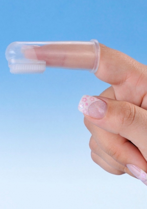 Reer Finger-Zahnbrste aus Silikon