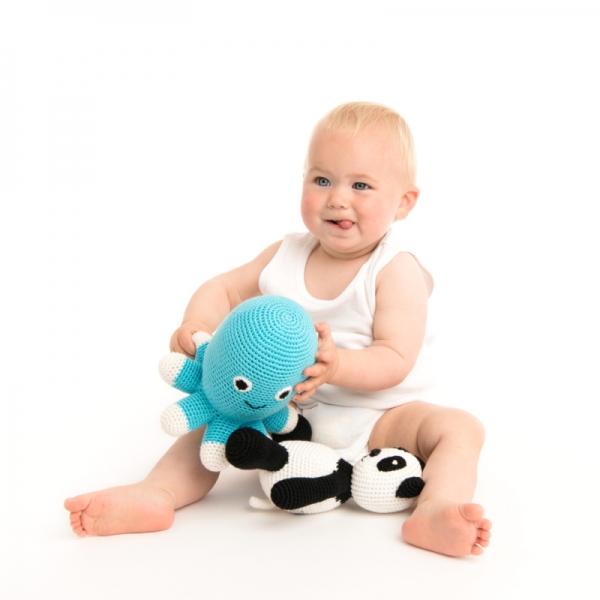 natureZOO XL Teddybr, Schwarzer Panda