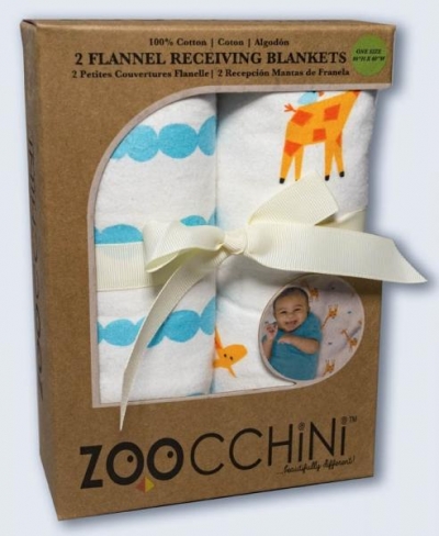 ZOOCCHINI Flanelldecken, 2er Set, Giraffe