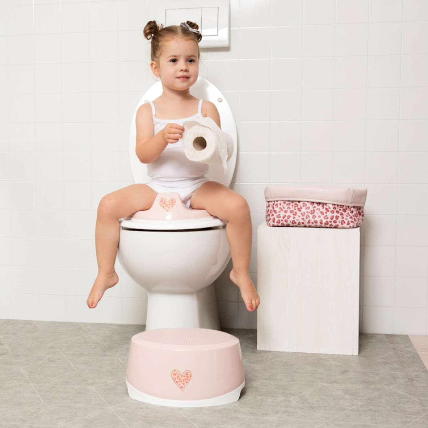 Bebe Jou Toilettensitz Pink Leopard